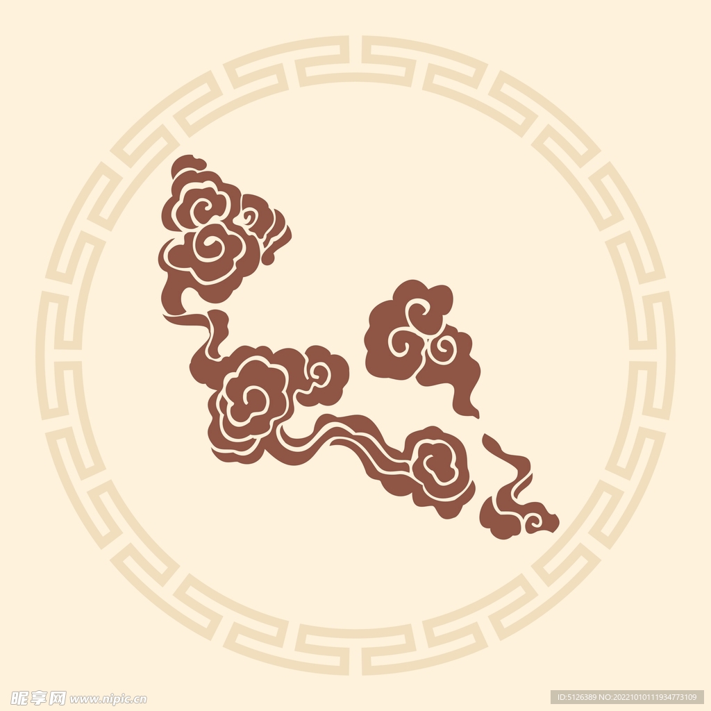 中国古典祥云云纹图片