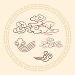 中国古典祥云云纹图片
