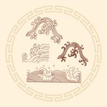 中国古典祥云云纹图片