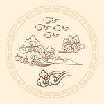 中国古典祥云云纹图片