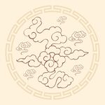 中国古典祥云云纹图片