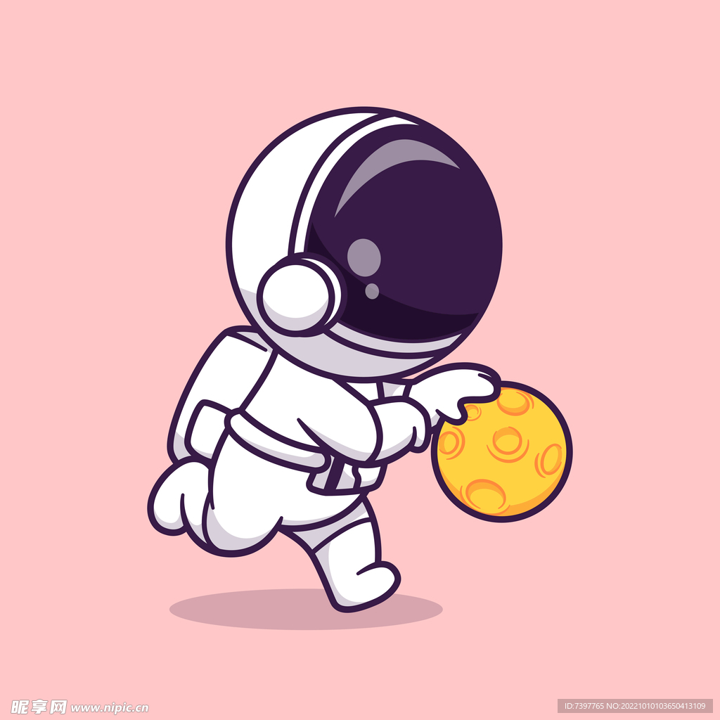 Q版宇航员探险 打篮球