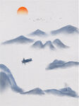 水墨画图片  山水风景 中国风