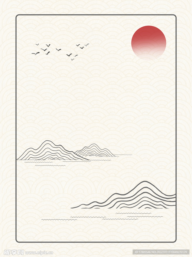 水墨画图片  山水风景 中国风