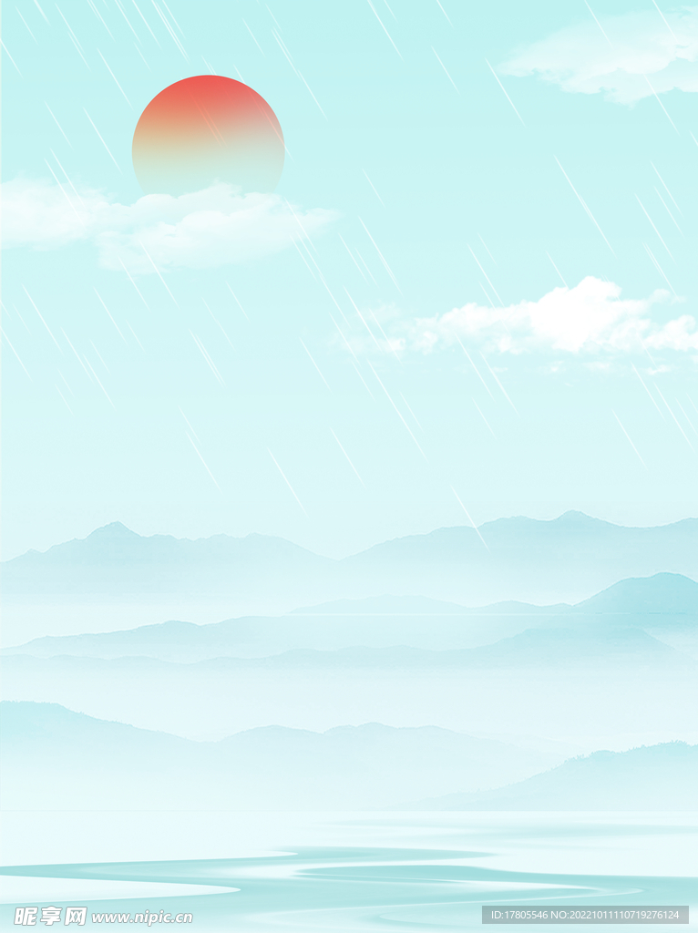 水墨画图片  山水风景 中国风