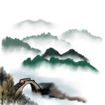水墨画图片  山水风景 中国风