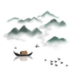 水墨画图片  山水风景 中国风