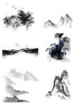 水墨画图片  山水风景 中国风