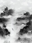 水墨画图片  山水风景 中国风