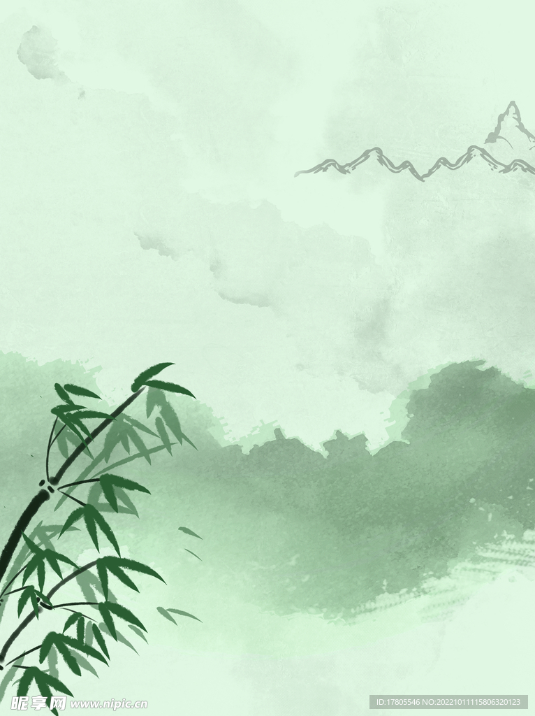 水墨画图片  山水风景 中国风