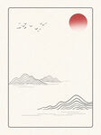 水墨画图片  山水风景 中国风