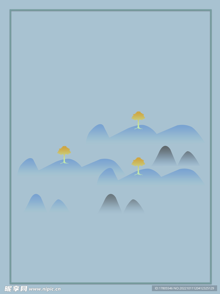 水墨画图片  山水风景 中国风