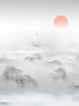 水墨画图片  山水风景 中国风