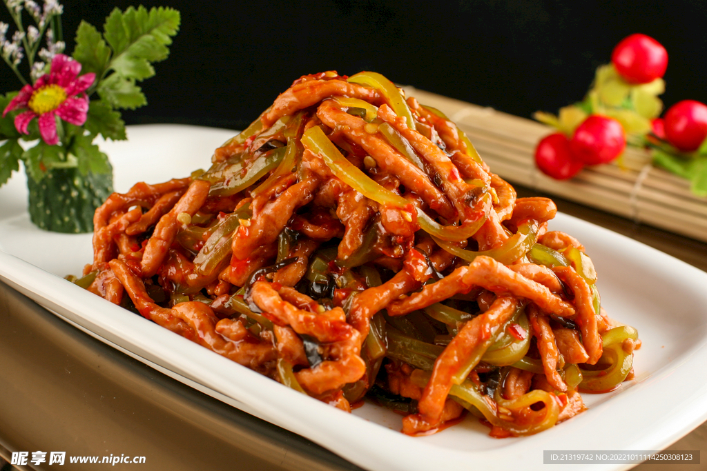 鱼香肉丝高清图片
