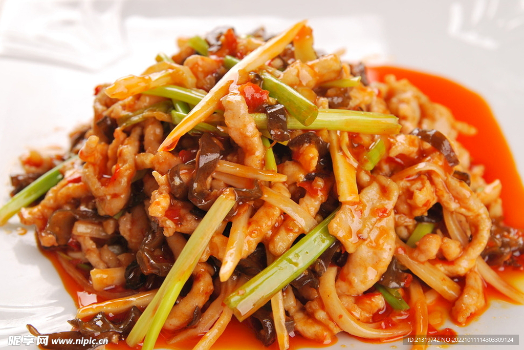鱼香肉丝图片素材