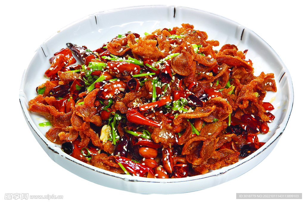 麻辣果仁鸡胗