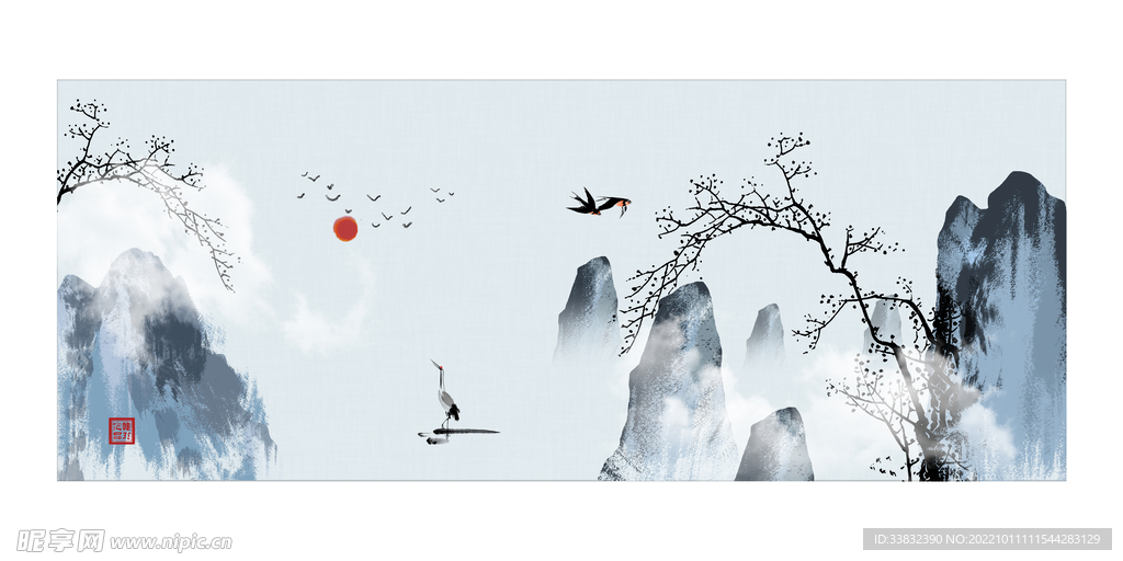 山水装饰画