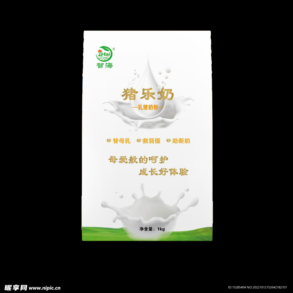 猪乐奶内包装