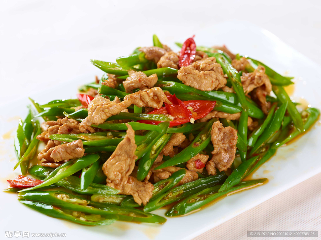 辣椒炒肉高清素材