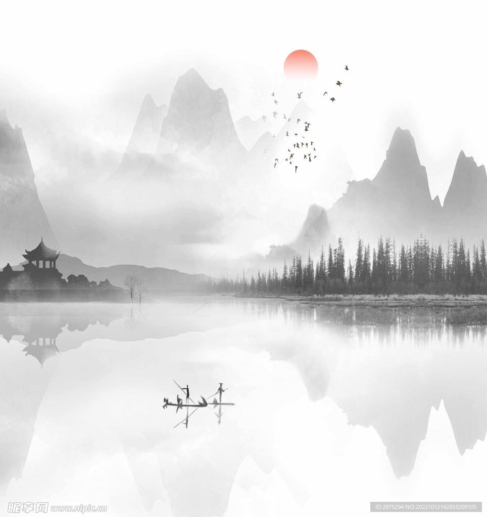 水墨山水