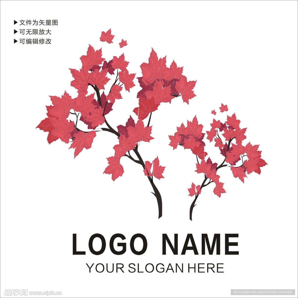 枫叶 logo 图片