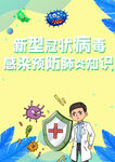 抗疫海报预防肺炎知识海报