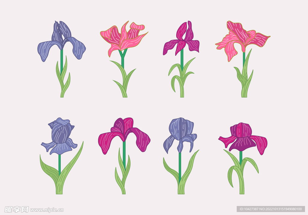 卡通花