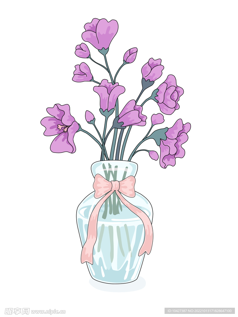 卡通花