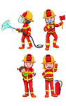 消防工人图片