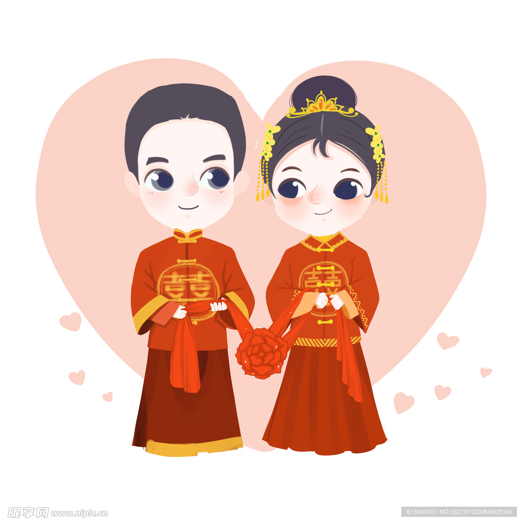 结婚新人素材