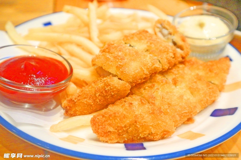 油炸鸡排
