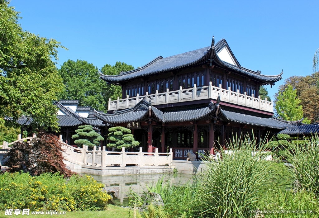 公园复古建筑