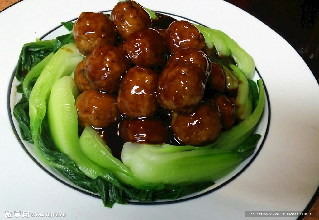 青菜丸子