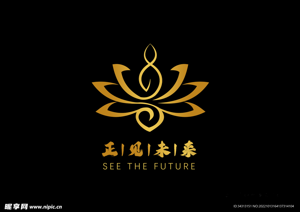 正见未来莲花logo