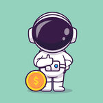 Q版宇航员 赚金币