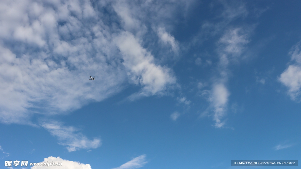 蓝天白云 天空