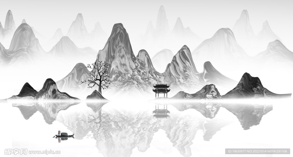 写意山水画