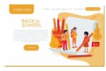 纸笔校园学生铅笔同学书本