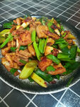 回锅肉摄影图