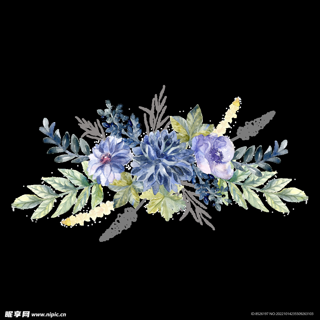 手绘花卉