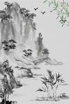 水墨画图片  山水风景 中国风