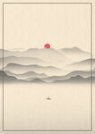 水墨画图片  山水风景 中国风