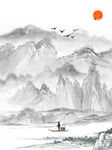 水墨画图片  山水风景 中国风