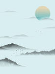水墨画图片  山水风景 中国风