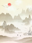 水墨画图片  山水风景 中国风