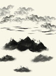 水墨画图片  山水风景 中国风