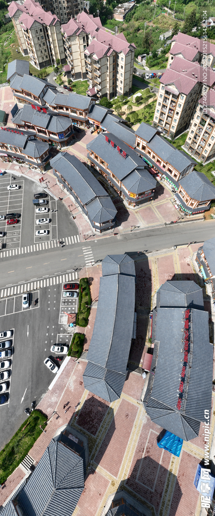 俯拍 无人机 拍摄 景观 街道