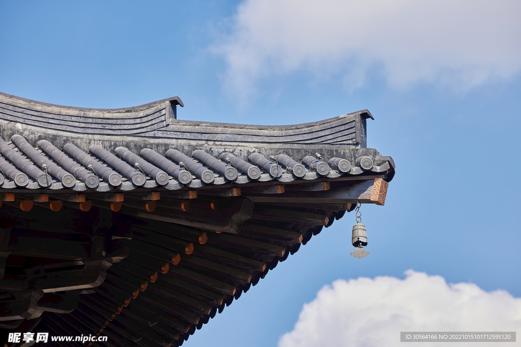 复古屋檐建筑
