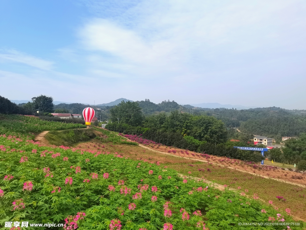 秋日里的大山风景