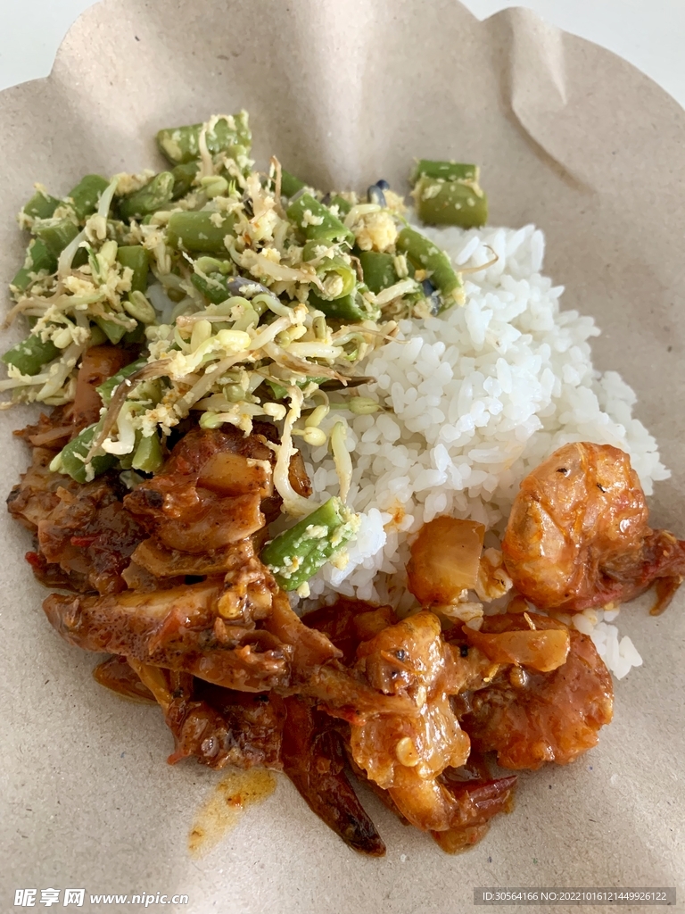 大虾炒饭